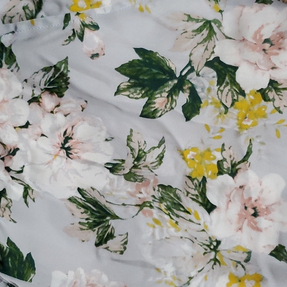 Joie silk floral lined drawstring casual pants with pockets - Picture 3 of 9